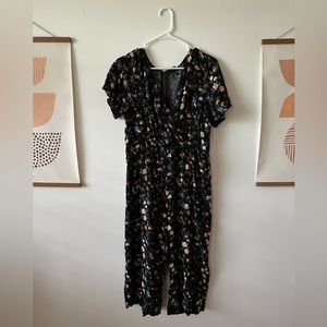 Black floral jumpsuit from Wild Fable Target size XL
